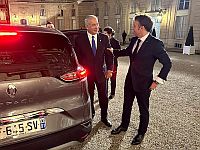 В Париже прошли переговоры Нетаниягу и Макрона