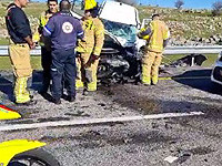 На Голанских высотах столкнулись три транспортных средства; погиб мужчина