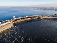 Гросси и Зеленский посетили Днепровскую ГЭС в Запорожье