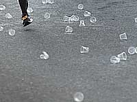 В Казахстане за несколько метров до финиша умер участник марафона