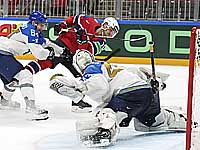 Чемпионат мира по хоккею. Сборная Казахстана победила в серии буллитов