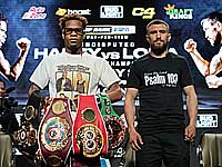 Скандал на церемонии взвешивания. Девин Хейни толкнул Василия Ломаченко