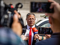 Бен-Гвир на месте убийства пяти человек в Нацерете: 