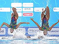 Европейские игры. Синхронное плавание. В акробатике победили француженки. Израильтянки на четвертом месте