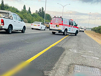 На 6-й трассе грузовик сбил мужчину, пострадавший в тяжелом состоянии