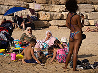 Ид аль-Адха на пляжах Израиля: гости из Палестинской автономии и Иордании. Фоторепортаж