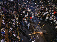 В центре Тель-Авива произошли столкновения между демонстрантами и полицией, ранены шесть полицейских