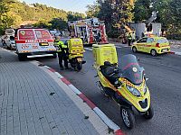 В Цфате загорелся 