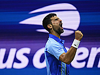 Новак Джокович вышел в четвертый круг Открытого чемпионата США, проиграв два первых сета