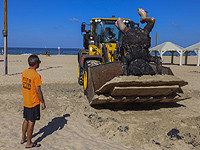 В праздник Рош а-Шана вандал поджег скульптуру Бен-Гуриона на пляже Тель-Авива