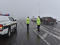 Из-за непогоды полиция перекрывает дороги на севере страны