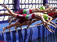 Чемпионами Израиля по триатлону стали Альмог Элазари и Авива Леви