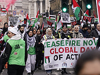 Пропалестинский марш в центре Лондона; ожидается, что в акции примут участие около 250000 человек