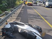 ДТП около Холона, тяжело травмирован мотоциклист