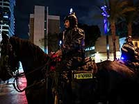 На улице Каплан в Тель-Авиве задействована конная полиция для разгона демонстрантов