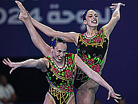 Чемпионат мира в Катаре. Синхронное плавание. Израильский дуэт занял пятое место