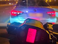 На 6-й трассе задержан водитель из Тайбэ, разогнавший автомобиль до 208 км/ч