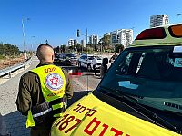 Около Тират а-Кармель автомобиль насмерть сбил велосипедиста