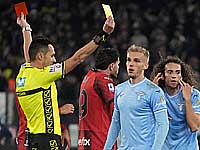 Чемпионат Италии. Три удаления римлян. 