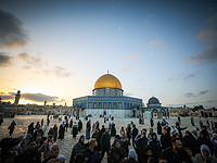 20 тысяч мусульман приняли участие в молитве в мечети Аль-Акса в Иерусалиме