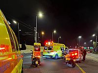 В Тель-Авиве автомобиль сбил пешехода, пострадавший в тяжелом состоянии
