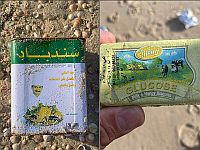 Гуманитарную помощь Газе вынесло на пляжи Бат-Яма