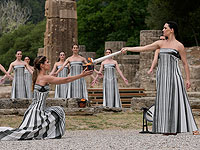 В Древней Олимпии состоялась церемония зажжения огня летних Олимпийских игр в Париже