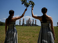 Церемония зажжения Олимпийского огня в Греции. Фоторепортаж 2024 года