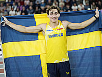 Прыжки с шестом. Арман Дюрлантис установил мировой рекорд