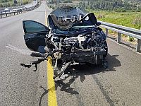 ДТП на выезде из Иерусалима, тяжело травмирована девушка