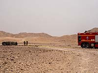 Силы ЦАХАЛа убрали обломок иранской ракеты, обнаруженный возле Арада. Видео