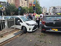 ДТП в Петах-Тикве: пострадала женщина-пешеход и пассажиры сбившего ее автомобиля