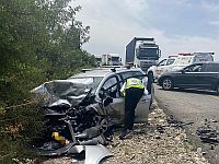 ДТП к югу от Бейт-Шемеша, тяжело травмирована женщина