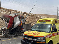 Около Мишор-Адумим перевернулся грузовик, водитель погиб