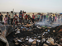 Пожар, возникший в Рафиахе после авиаудара ЦАХАЛа, не мог возникнуть по вине Израиля