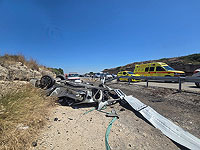 К югу от Хайфы автомобиль насмерть сбил человека