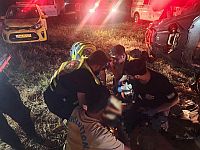 Около Кинерета перевернулся грузовик, один из пострадавших в тяжелом состоянии