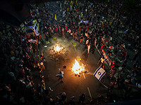 Демонстранты перекрыли шоссе Аялон в районе Тель-Авива