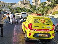 ДТП на въезде в Иерусалим, тяжело травмирован мотоциклист