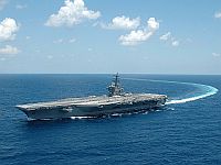Американский авианосец Dwight D. Eisenhower покинул Красное море