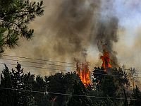 Пожарные продолжают тушить леса на севере, подожженные ракетами 