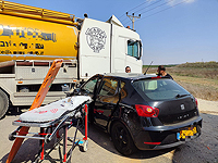 На шоссе 35 грузовик столкнулся с легковой машиной: погибла женщина