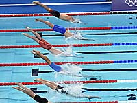 Олимпиада. Плавание. В эстафете победили британцы. Израильтяне на девятом месте