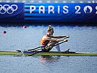 Олимпиада. Академическая гребля. Победила голландка. Литовка завоевала бронзовую медаль