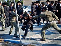 Беспорядки в Тель а-Шомере: харедим протестуют против призыва в армию