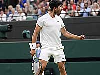 Теннис. Медведев и Алькарас вышли в полуфинал Уимблдона