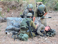 Учения по эвакуации раненых. 