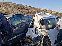 ДТП на 443-й трассе около Бейт-Хорона, погиб мужчина