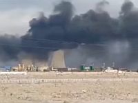 Пожар на электростанции к западу от Тегерана