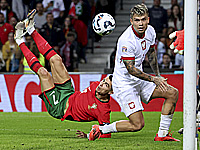 Лига наций. Шедевр и рекорд от Криштиану Роналду. Португальцы разгромили поляков